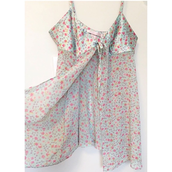 VICTORIA’S SECRET Vintage 90s Floral Babydoll Nightie – Size M - Picture 3 of 7